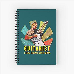 Steve Lacy  Guitarist  retro drawing     Spiral Notebook