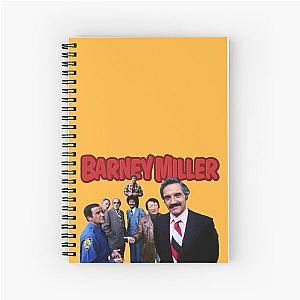 Barney Miller Cast with Levitt and Inspector Luger Spiral Notebook