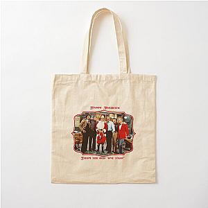 Happy Holidays from the ol' One Two Barney Miller Retro Christmas Tribute Cotton Tote Bag