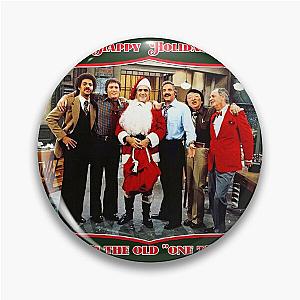 Happy Holidays from the ol' One Two Barney Miller Retro Christmas Tribute Pin