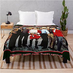 Happy Holidays from the ol' One Two Barney Miller Retro Christmas Tribute Throw Blanket