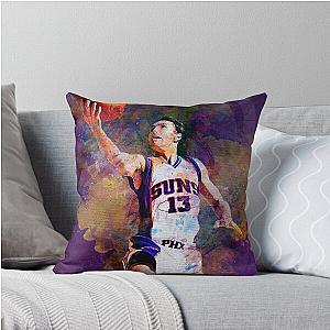Steve Nash Suns Throw Pillow