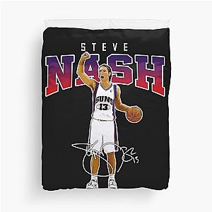 Steve Nash Phoenix Basketball Legend MVP Signature Retro Bootleg Rap Style Duvet Cover