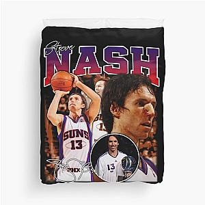 Steve Nash Phoenix Basketball Legend MVP Signature Vintage 80s 90s Bootleg Rap Style Duvet Cover