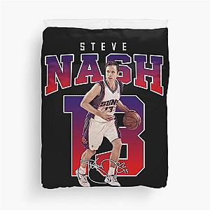 Steve Nash Phoenix Basketball Legend MVP Signature Vintage Retro 80s Bootleg Rap Style Duvet Cover