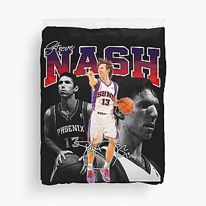 Steve Nash Basketball Legend MVP Vintage 80s 90s Retro Style Duvet Cover