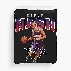 Steve Nash Phoenix Basketball Legend MVP Signature Vintage 80s 90s Bootleg Style Duvet Cover