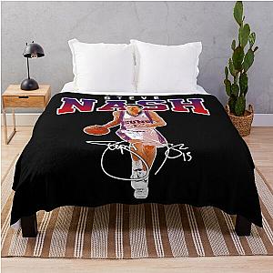 Steve Nash Phoenix Basketball Legend MVP Signature Throw Blanket