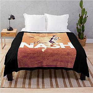 Music Vintage Steve Nash Vintage Throw Blanket