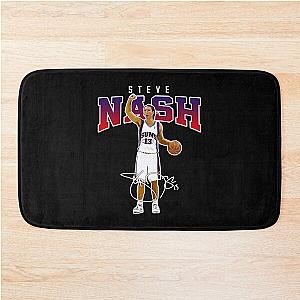 Steve Nash Phoenix Basketball Legend MVP Signature Vintage Retro 80s 90s Bootleg Rap Style Bath Mat
