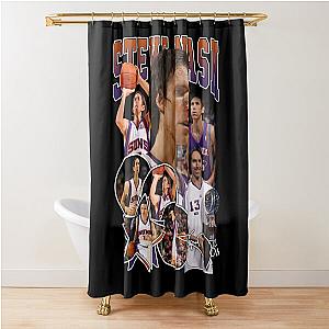 Steve Nash Basketball Vintage Retro Perfect Gift For Basketball Lovers Shower Curtain