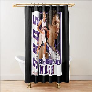 Steve Nash Basketball Signature Vintage Retro Shower Curtain