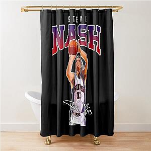 Steve Nash Phoenix Basketball Legend MVP Vintage 80s 90s Shower Curtain