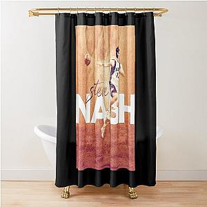 Vintage Steve Nash Music Photograp Shower Curtain Wallpaper
