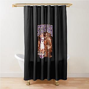 Steve Nash Basketball Legend Signature Vintage Retro Style Shower Curtain