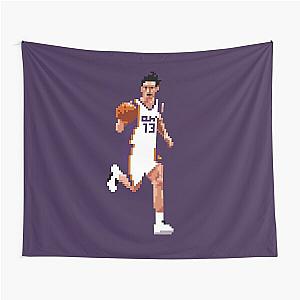 Steve Nash Pixel Dribble Tapestry