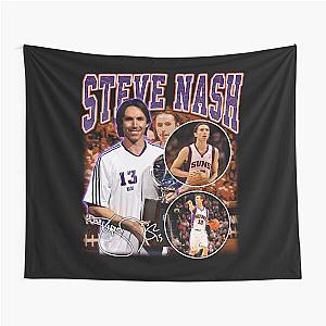 Steve Nash Basketball Signature Vintage Retro Tapestry Perfect Gift For Basketball Lovers
