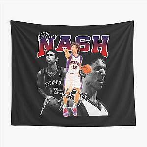 Steve Nash Phoenix Basketball Legend MVP Vintage 80s 90s Bootleg Rap Style Tapestry