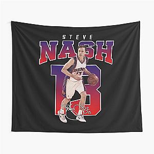 Steve Nash Phoenix Basketball Legend MVP Signature Vintage 80s 90s Tapestry