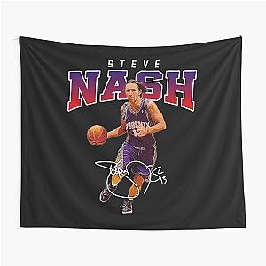 Steve Nash Phoenix Basketball Legend MVP Signature Vintage Retro 80s 90s Bootleg Rap Style Tapestry