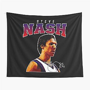 Steve Nash Phoenix Basketball Legend Signature 80s 90s Bootleg Style Tapestry