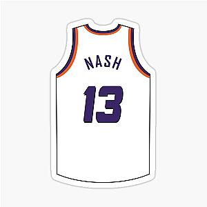 Steve Nash Retro Jersey White Sticker