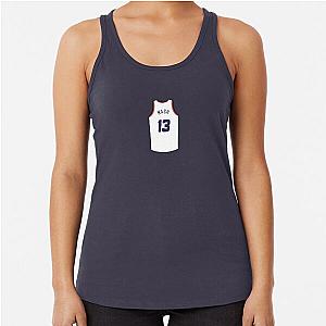Steve Nash Retro Jersey White Racerback Tank Top