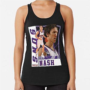 Steve Nash Basketball Signature Vintage Perfect Gift For Basketball Lovers Racerback Tank Top