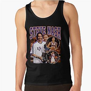 Steve Nash Basketball Signature Retro 80s 90s Rap Style Perfect Gift For Basketball Lovers Tank Top