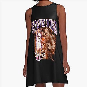 Steve Nash Basketball Signature Vintage Retro Perfect Gift For Lovers A-Line Dress