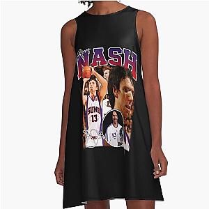 Steve Nash Phoenix Basketball Legend MVP Signature A-Line Dress