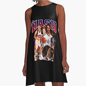 Steve Nash Phoenix Basketball Legend Signature A-line Dress