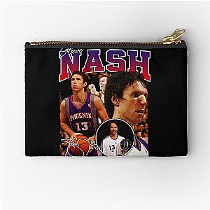 Steve Nash Phoenix Basketball Legend MVP Vintage 80s 90s Zipper Pouch
