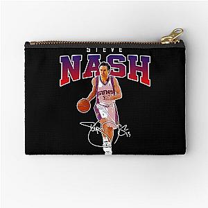 Steve Nash Phoenix Basketball Legend MVP Signature Retro 80s 90s Zipper Pouch
