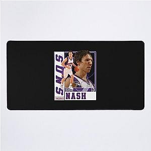 Steve Nash Basketball Legend Vintage Retro Bootleg Style Desk Mat