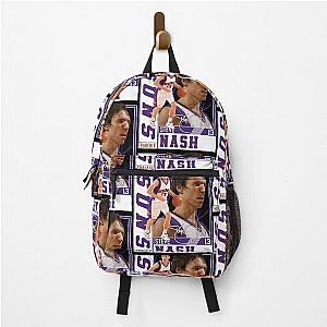 Steve Nash Basketball Signature Vintage Retro Perfect Gift For Basketball Lovers Backpack