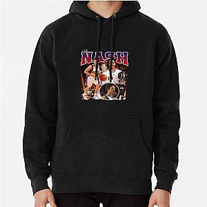 Steve Nash Phoenix Basketball Legend MVP Signature Retro Bootleg Style Pullover Hoodie