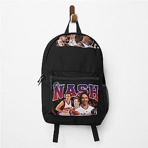 Steve Nash Phoenix Basketball Legend MVP Signature Vintage Retro 80s 90s Bootleg Rap Style Backpack