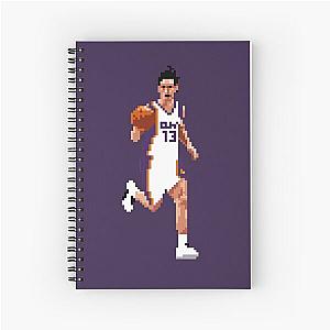 Steve Nash Pixel Dribble Spiral Notebook