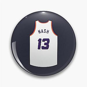 Steve Nash Retro Jersey White Pin