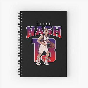 Steve Nash Phoenix Basketball Legend MVP Signature Vintage 80s 90s Notebook