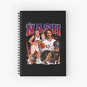 Steve Nash Phoenix Basketball Legend MVP Signature Vintage Retro 80s 90s Bootleg Rap Style Notebook