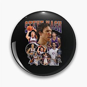Steve Nash Basketball Signature Perfect Gift For Basketball Lovers Pin