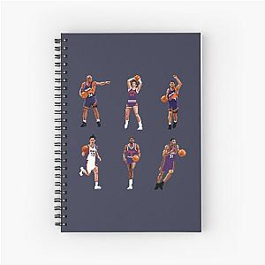 Phoenix Legends Sticker Collection Charles Barkley Kevin Johnson Walter Davis Paul Westphal Shawn Marion Steve Nash Qiang Spiral Notebook