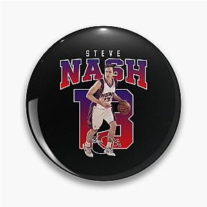Steve Nash Phoenix Basketball Legend MVP Vintage 80s 90s Bootcamp Rap Style Pin