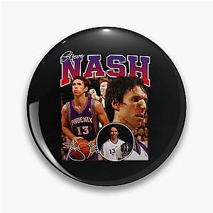 Steve Nash Phoenix Basketball Legend MVP Signature Vintage 80s 90s Pin