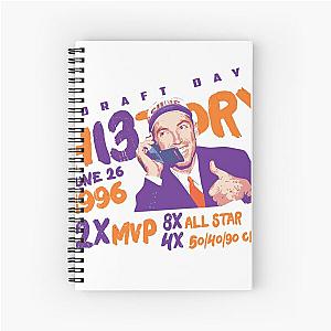 Steve Nash draft t-shirt notebook