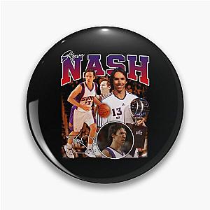 Steve Nash Phoenix Basketball Legend MVP Signature Vintage 80s 90s Bootleg Rap Style Pin
