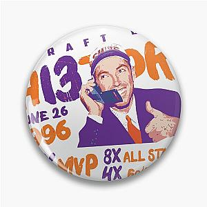 Steve Nash Draft T-Shirt Pin