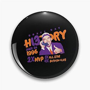 Steve Nash history T-Shirt Pin